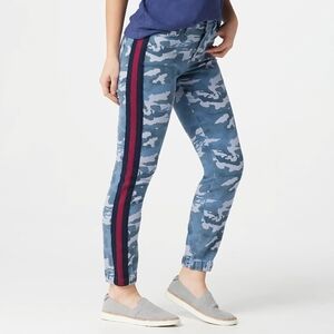 Laurie Felt Blue Camo Jogger Jeans